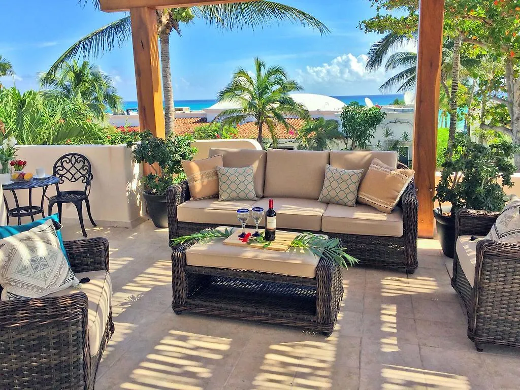 Casa Azul Caribe - Million Dollar View Beachside Villa - Playacar Fase I Playa del Carmen